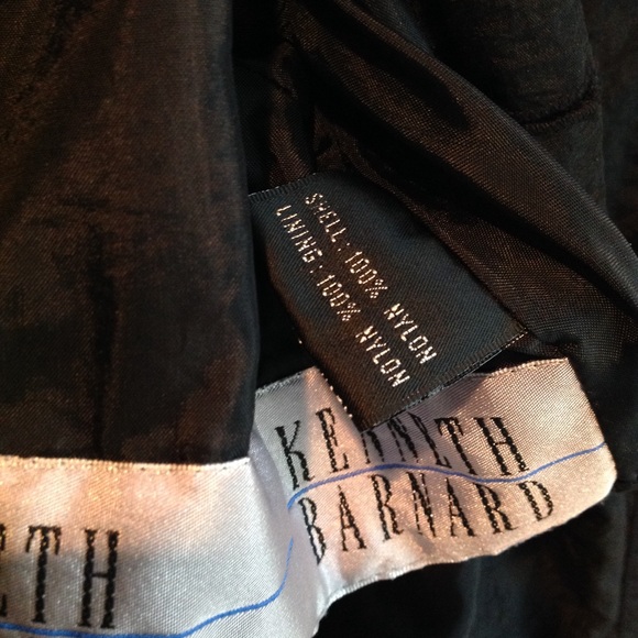 Kenneth Barnard Mens Black Trench M - Picture 6 of 7